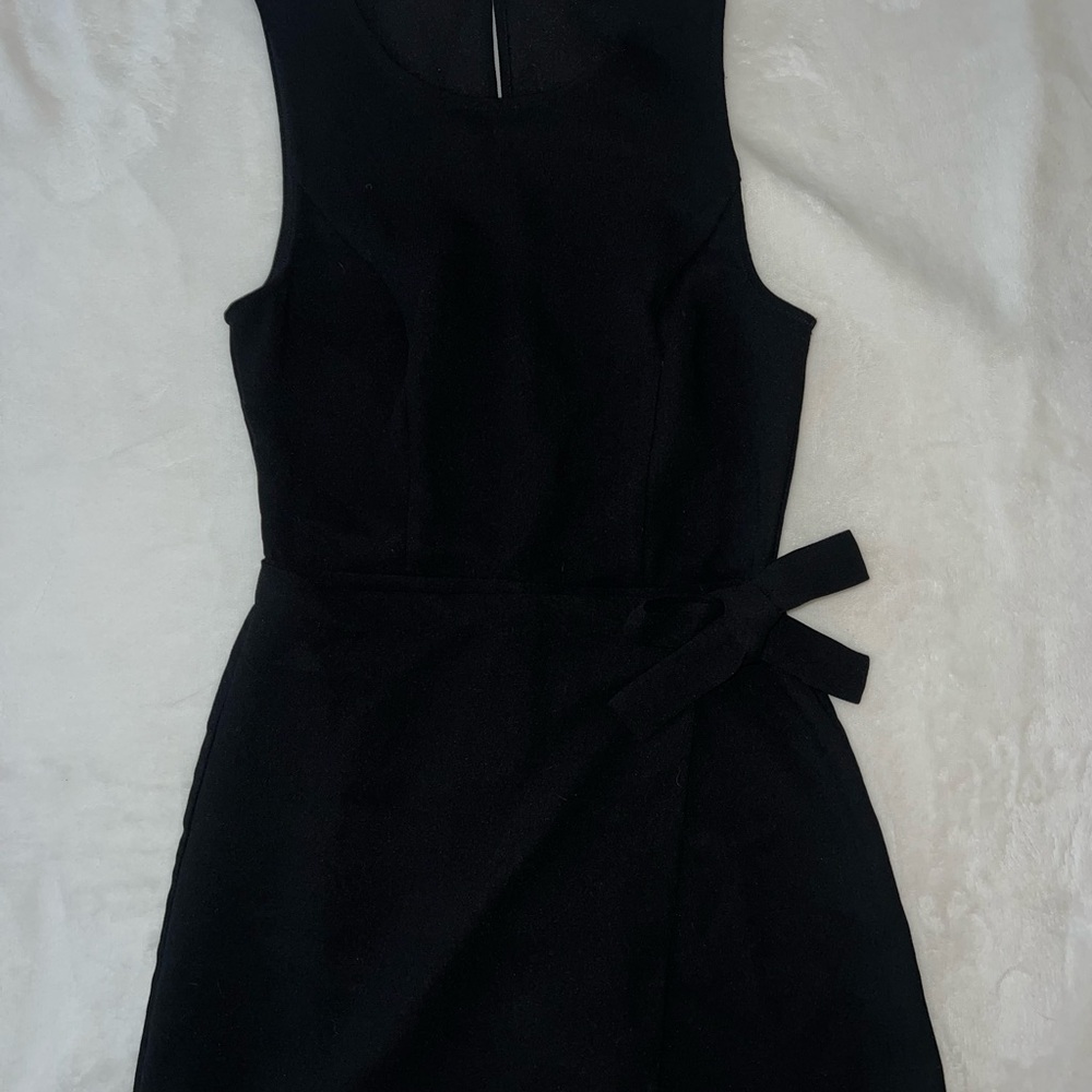 BCBG Elegant Black Skort Romper